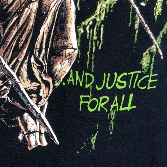 Metallica And Justice For All Mens L Graphic Shirt - Picture 4 of 8